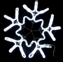 Снежинка 57х56 см., белая, LED-XM(FR)-2D-CK006