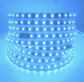 Лента 14,4W 5м 60Led 220V IP67 4000K с вилкой OZ