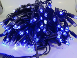 Гирлянда LED 160  Синий мерц.  20м уличный