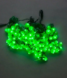 Гирлянда LED-PL-120-240в Виноград 2,30М зел,зел.пр
