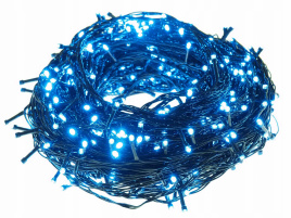 Гирлянда LED 400 30 м Синяя зел.пр К130-139 IPF