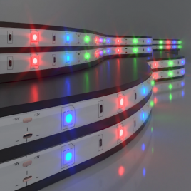 Лента комплект 5м. 30Led RGB 5V IP65 бегущие огни ZENGGE