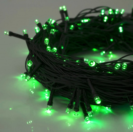 Гирлянда LED 140  12 м зелёная зел.пр К130-110 IPF