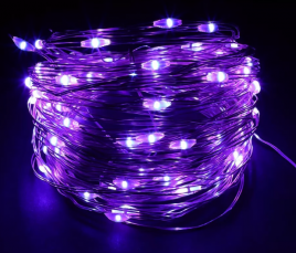 Гирлянда "Роса" LED 200 Сиреневая 20м K130-306 IPF