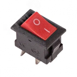 Переключатель on-off красн. 2С 3А micro 36-2011 Rexant