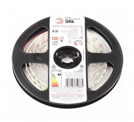 Лента комплект 5м. 120Led 12V 6500К IP20, о/н
