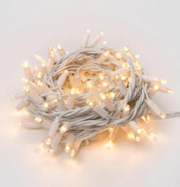 Гирлянда LED 100 Т/бел мерц 10 м бел.пр уличный лаб