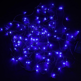 Гирлянда LED 140  12 м синяя зел.пр К130-112 IPF