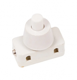 Переключатель on-off ,бел. 2С 2А 36-3012 Rexant (для наст. лампы)