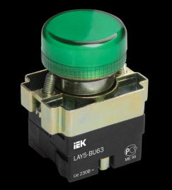 Блок контактный  для LAY5 зеленый ИЭК BDK21