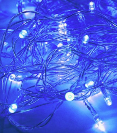 Гирлянда LED 300 23 м синий пр.пр К130-136 IPF