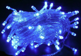 Гирлянда LED 200 16 м Синяя пр.пр  К130-122 IPF