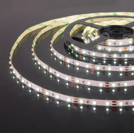 Лента  4,8W 60Led 12V  IP68  белая LE