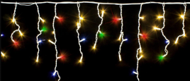 Бахрома 100 LED Мульти .пр.бел.мерц.3м Уличная