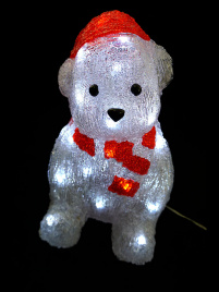 Фигура Медведь LED 16  Koc_Bear _W