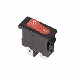 Переключатель on-off красн. 2С 6А mini 36-2051 Rexant