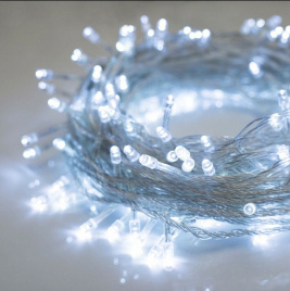 Гирлянда LED 200 Белый ,мерц 20м ПВХ