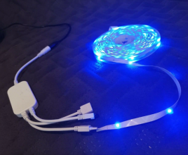 Лента комплект 15м. 18Led 220V/12V IP60 бегущие огни DASKUS