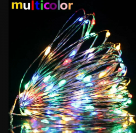 Гирлянда LED 200 капля 20м USB мульти ул., о/н