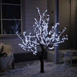 Дерево "Сакура" 1,5м 450LED Белое