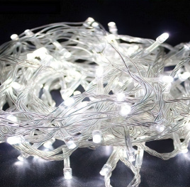 Гирлянда LED  50, 5м, белая пр.провод  К130-354 IPF
