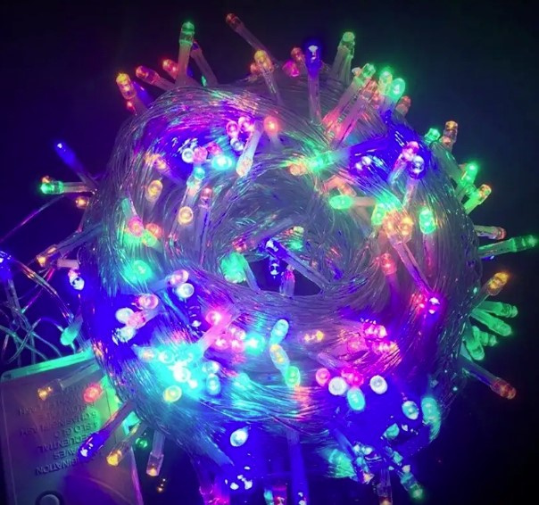 Гирлянда LED 360  Шнур мульти   прозр.пров. 25,5м фото 1