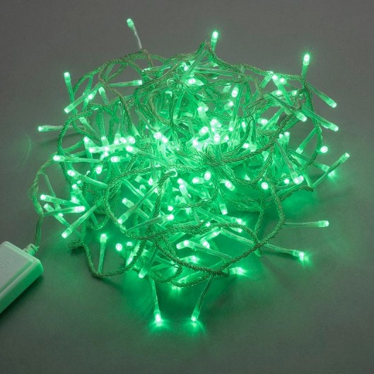 Гирлянда LED-BW-200-20M зелёная  влаг.200светод. ч фото 1