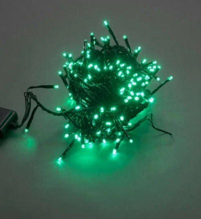 Гирлянда LED-BW-200-10 м зелёная 200светод.с конт. фото 1