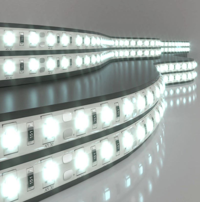 Лента 14,4W 10м 60Led 220V IP67 6500K с вилкой, о/н фото 1