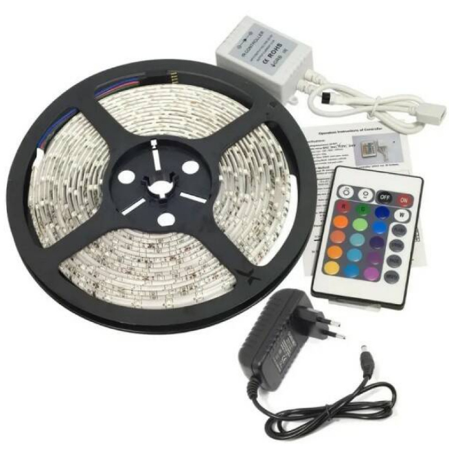 Лента комплект 5м. 18Led 12V IP60 бегущие огни DASKUS  фото 1