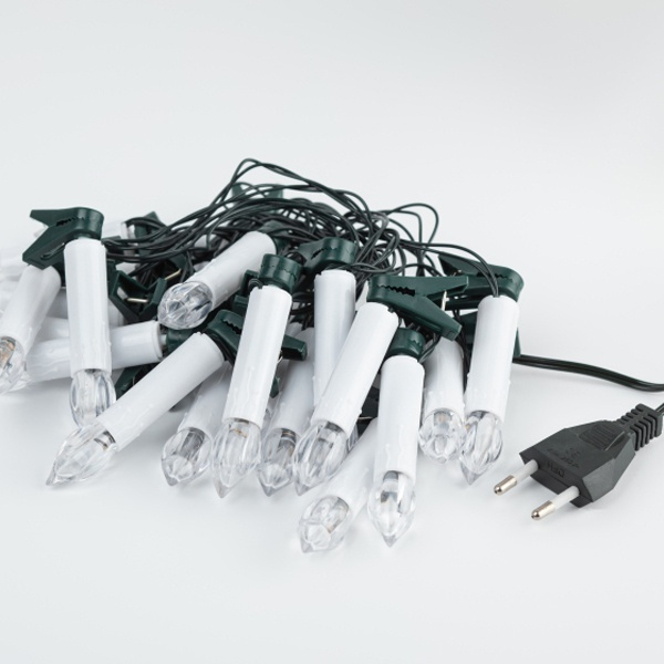 Гирлянда LED  20 Свеча белая 5м F34-58 уличная IPF фото 2