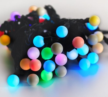 Гирлянда Радуга  50 LED Д 3,0  4 цвета 10м ул, фото 1