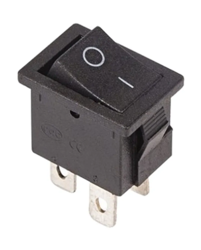 Переключатель on-off черн. mini 4С 6A 36-2146 Rexant фото 1