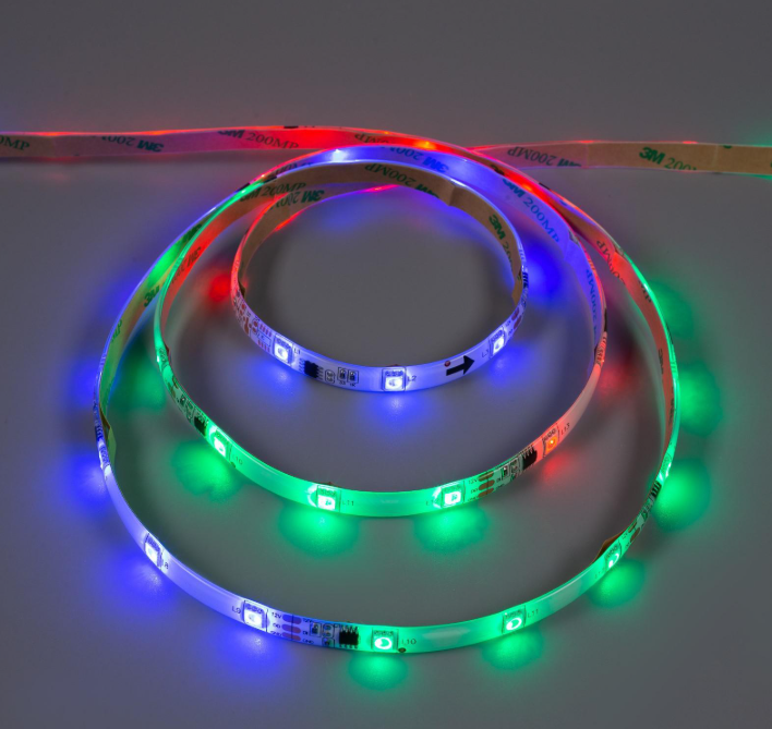 Лента комплект 10м. 18Led 220V/12V IP60 бегущие огни DASKUS фото 1