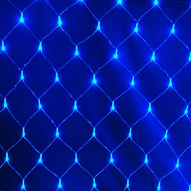 Сетка LED240 синий 2.1*2м фото 1
