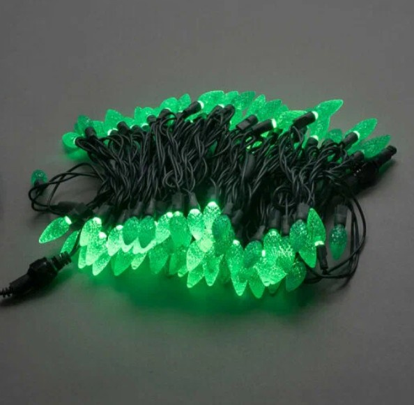Гирлянда LED-XS-100-240V10м ягода зеленая фото 1