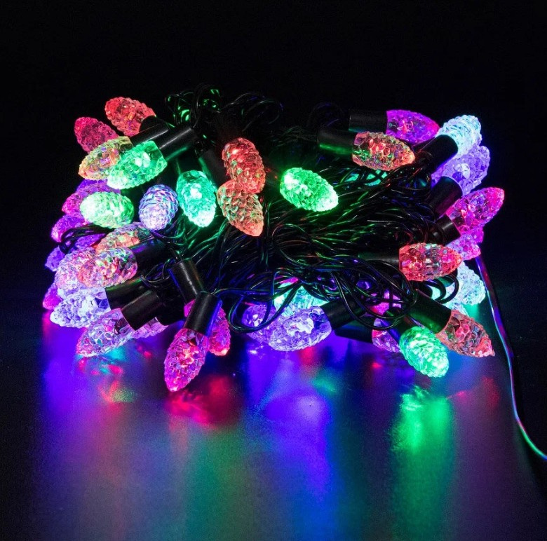 Гирлянда LED  20 Шишка MIX стекло 5м F34-68 IPF фото 1