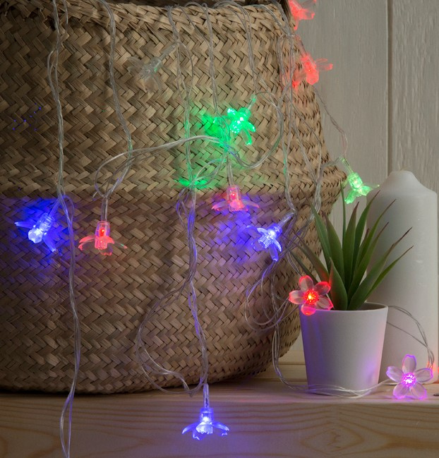 Гирлянда LED  20 Лилия Мульти 3,5м. К130-250 IPF фото 1