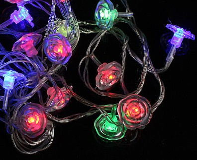 Гирлянда LED  20 Цветочек Мульти 3,5м К130-249 IPF фото 1